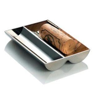 ALESSI Cork Presenter in 18/10 stainless steel