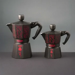 Bialetti Stranger Things Moka Express pot - very few in stock, will only receive in November 2025 - please phone to book one (price not available)