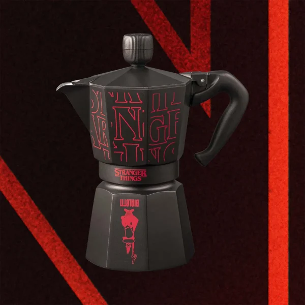 Bialetti Stranger Things Moka Express pot - very few in stock, will only receive in November 2025 - please phone to book one (price not available) - Image 3