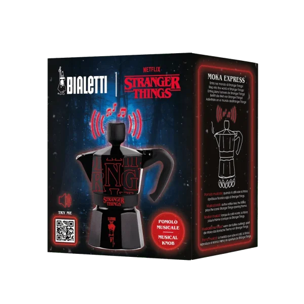 Bialetti Stranger Things Moka Express pot - very few in stock, will only receive in November 2025 - please phone to book one (price not available) - Image 4